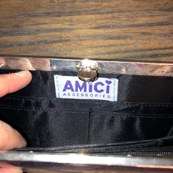 🍉 3/$15 Justin Bieber Fan Sparkly purple wallet - Picture 4 of 5